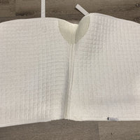 Quilt Dressage Saddle Pad *vgc, hairy, mnr stains, pills, mnr dingy, threads
