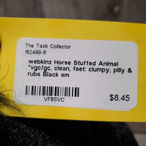 Horse Stuffed Animal *vgc/gc, clean, feet: clumpy, pilly & rubs