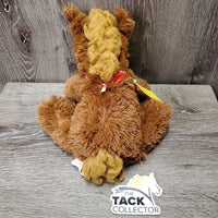 Stuffed Animal House Horse Stuffed Animal, Calgary Stampede Scarf *gc, clean, v.clumpy mane & tail, older
