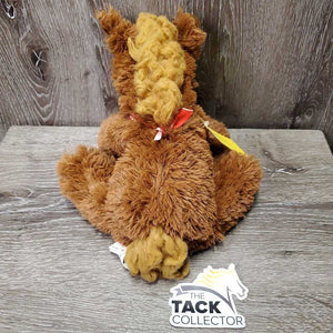 Stuffed Animal House Horse Stuffed Animal, Calgary Stampede Scarf *gc, clean, v.clumpy mane & tail, older