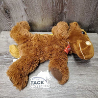 Stuffed Animal House Horse Stuffed Animal, Calgary Stampede Scarf *gc, clean, v.clumpy mane & tail, older
