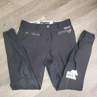 Sticky Full Seat Breeches, glitter *vgc/xc, mnr hair & fading
