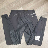Sticky Full Seat Breeches, glitter *vgc/xc, mnr hair & fading
