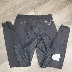 Sticky Full Seat Breeches, glitter *vgc/xc, mnr hair & fading