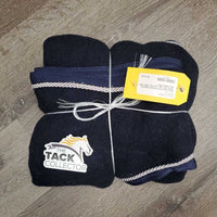 Hvy Wool Keyhole Quarter Sheet, tail *vgc, mnr hair, hole, rubs
