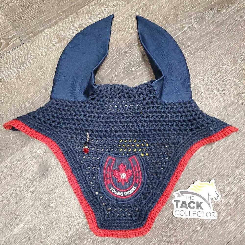 Crochet Fly Bonnet Ear Veil, Charm 