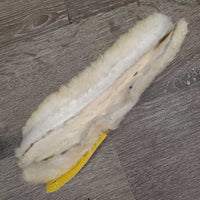 4 Assorted Sheepskin Halter Fuzzies *vgc, clean, mnr dirt, hair & clumpy

