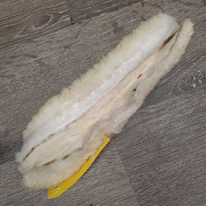 4 Assorted Sheepskin Halter Fuzzies *vgc, clean, mnr dirt, hair & clumpy
