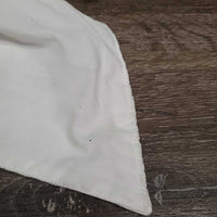 Satin Stock Tie & velcro Collar *gc, older, edge frays & rubs