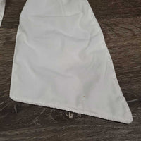 Satin Stock Tie & velcro Collar *gc, older, edge frays & rubs
