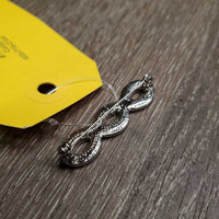 Infinity Stock Tie Brooch, Bling *vgc
