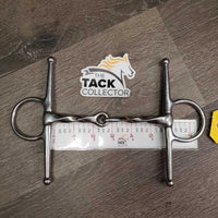 Thin Slow Twist Full Cheek Snaffle Bit *vgc, clean, stains, scratches
