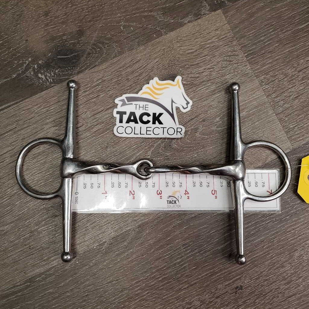Thin Slow Twist Full Cheek Snaffle Bit *vgc, clean, stains, scratches