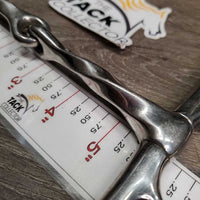 Thin Slow Twist Full Cheek Snaffle Bit *vgc, clean, stains, scratches
