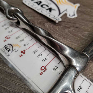 Thin Slow Twist Full Cheek Snaffle Bit *vgc, clean, stains, scratches