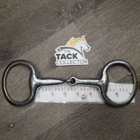 Thick Hvy Eggbutt Snaffle Bit *gc, scuffs, clean, stains, scratches, residue, loose/sharp hinges?
