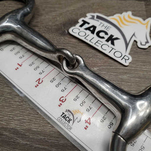 Thick Hvy Eggbutt Snaffle Bit *gc, scuffs, clean, stains, scratches, residue, loose/sharp hinges?
