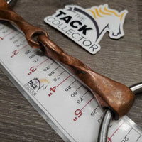 Med Slow Twist Western Loose Ring Bit *gc, clean, discolored, scratches, stain
