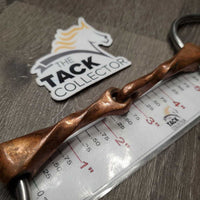 Med Slow Twist Western Loose Ring Bit *gc, clean, discolored, scratches, stain

