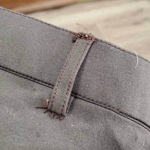 Full Seat Breeches *gc, mnr hair, stretched seat, faded & threads