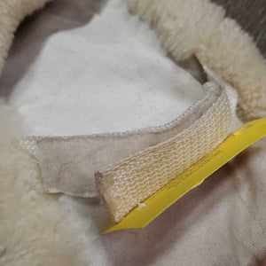 Sheepskin Lungeing Surcingle Cover Pad *vgc, clean, pilly, rubs, frays, loose/creased lining