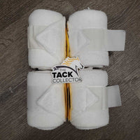 4 Fleece Polos *gc, clean, clumpy, stains, hair, marker
