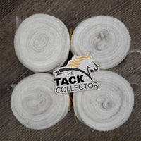 4 Fleece Polos *gc, clean, clumpy, stains, hair, marker
