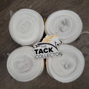 4 Fleece Polos *gc, clean, clumpy, stains, hair, marker