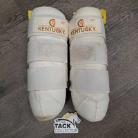 Thick Closed Boots, velcro *fair/gc, stains, clean & residue, v.hairy velcro, rubs
