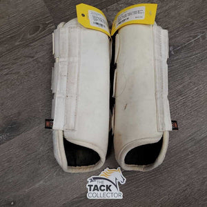Thick Closed Boots, velcro *fair/gc, stains, clean & residue, v.hairy velcro, rubs