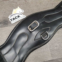 Anatomical Padded Neoprene Dressage Girth, 2x els, D Ring, Center Strap *gc, clean, hairy seams
