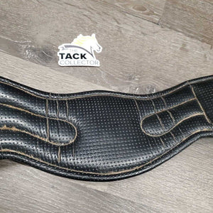 Anatomical Padded Neoprene Dressage Girth, 2x els, D Ring, Center Strap *gc, clean, hairy seams