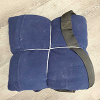 Fleece Cooler, "Mt. Cheam Horse Trials", 0 legs *gc, hair, dirt, puckers, frayed edge, mnr holes
