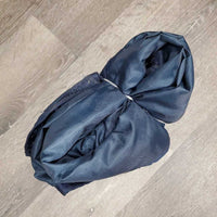 Fleece Lined Keyhole Quarter Sheet, "2009 Alberta Horse Trials", tail *gc, v. wpf, hairy, threads, mnr stains
