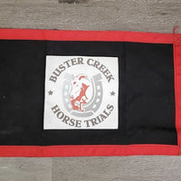 Cordura Closed Stall Guard "Buster Creek Horse Trials" *vgc, mnr stains, dirt & edge frays
