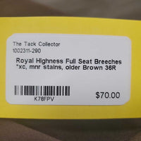 Full Seat Breeches *xc, mnr stains, older

