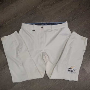 Hvy Full Seat Breeches *vgc, hairy velcro, older, mnr stains & snags
