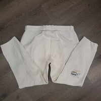 Hvy Full Seat Breeches *vgc, hairy velcro, older, mnr stains & snags