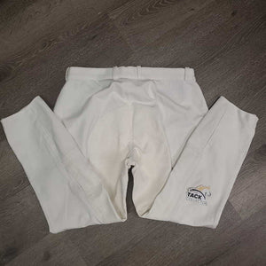 Hvy Full Seat Breeches *vgc, hairy velcro, older, mnr stains & snags