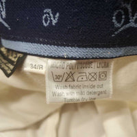 Hvy Full Seat Breeches *vgc, hairy velcro, older, mnr stains & snags
