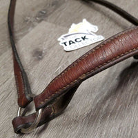 Drop Noseband *vgc, clean, older, stiff, mnr hairy edges & seams