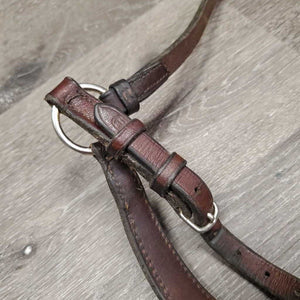 Drop Noseband *vgc, clean, older, stiff, mnr hairy edges & seams