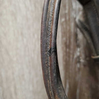 Rsd Padded Monocrown Bridle, flash, buckles *gc, clean, residue, rubs, repair, loose stitching, xholes, dry, rubs, loose/broken keeper
