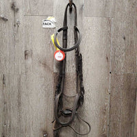 Rsd Padded Monocrown Bridle, flash, buckles *gc, clean, residue, rubs, repair, loose stitching, xholes, dry, rubs, loose/broken keeper
