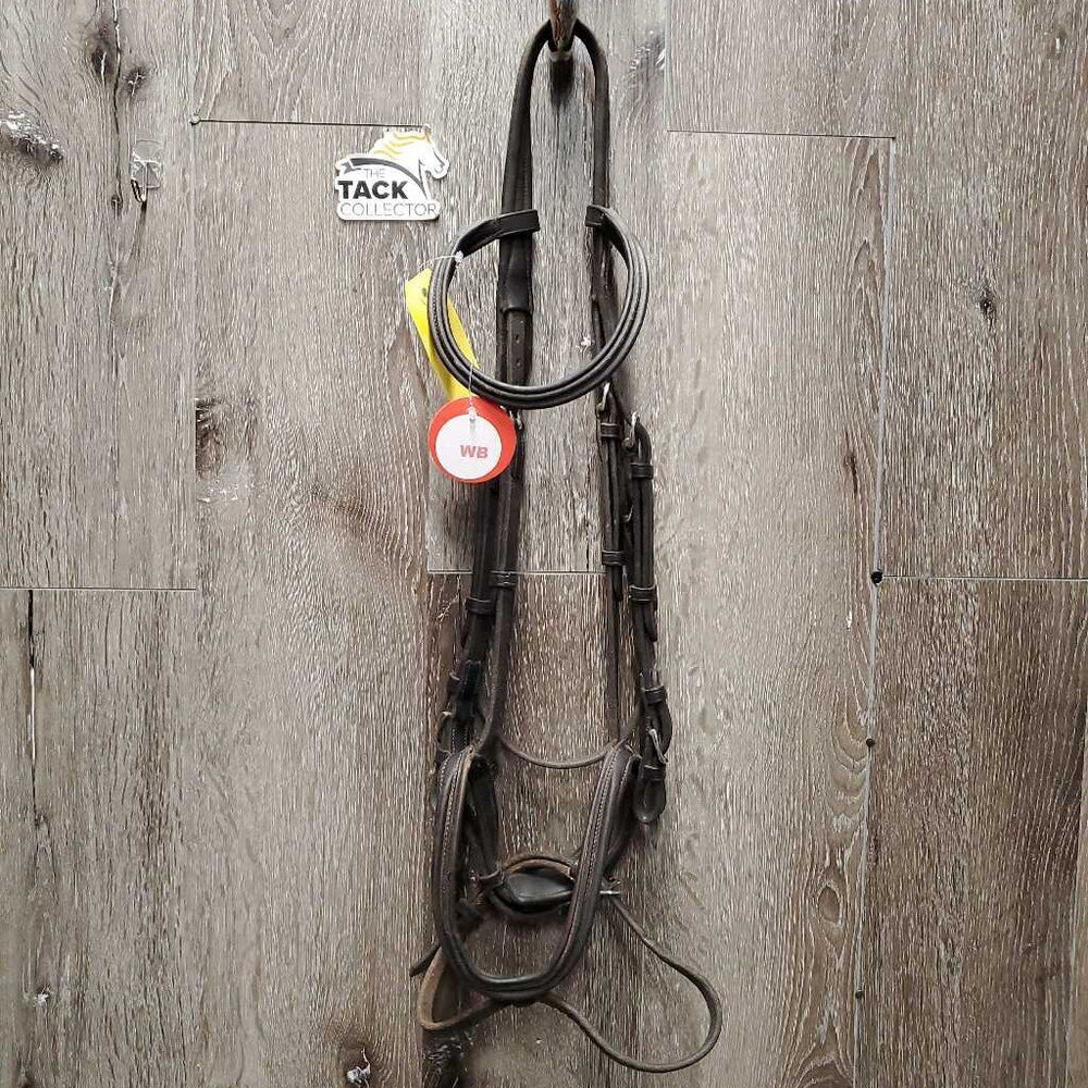 Rsd Padded Monocrown Bridle, flash, buckles *gc, clean, residue, rubs, repair, loose stitching, xholes, dry, rubs, loose/broken keeper