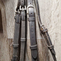 Rsd Padded Monocrown Bridle, flash, buckles *gc, clean, residue, rubs, repair, loose stitching, xholes, dry, rubs, loose/broken keeper
