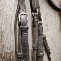 Rsd Padded Monocrown Bridle, flash, buckles *gc, clean, residue, rubs, repair, loose stitching, xholes, dry, rubs, loose/broken keeper
