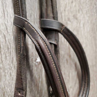Rsd Padded Monocrown Bridle, flash, buckles *gc, clean, residue, rubs, repair, loose stitching, xholes, dry, rubs, loose/broken keeper
