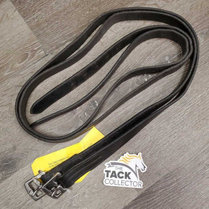 Thick Soft Stirrup Leathers *gc, rubs, stains, dents, xholes, rip