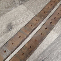 Pr Thick Stirrup Leathers *gc, clean, rubs, scrapes, stained, xholes